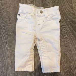 Gap baby white jeans (0-3 months)